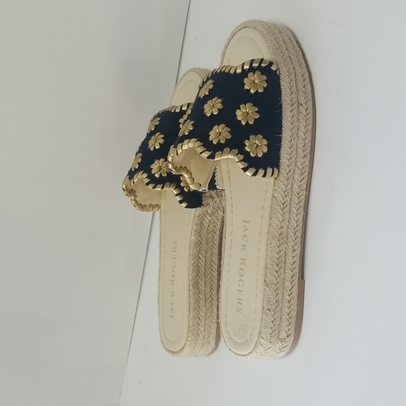 Jack Rodgers Palmer Slide Espadrille sz 8 - Picture 2 of 8